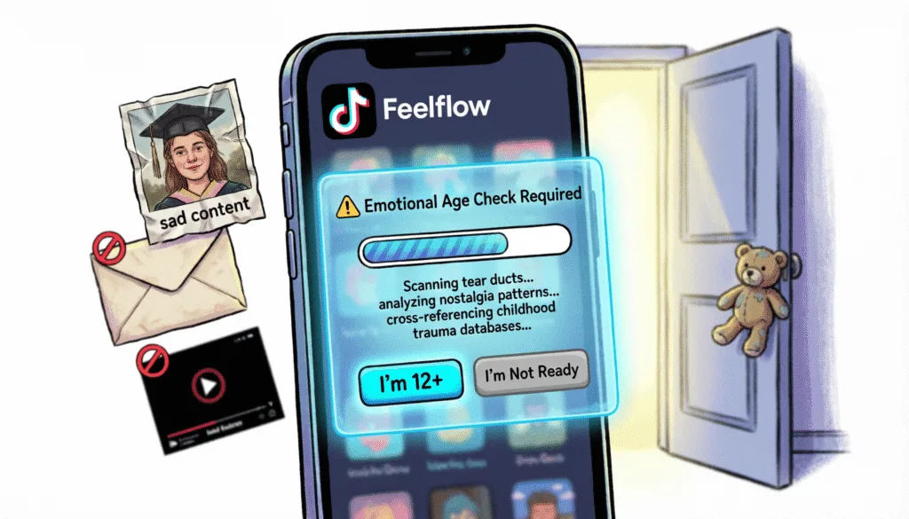 Tiktok introduces “emotional age” verification for sad videos